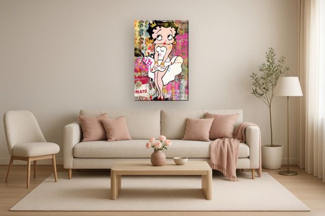 Classy Living Expressive Betty Boop Wall Art-1