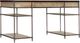 Hooker® Furniture Saint Armand Antique Bronze/Light Natural Writing Desk-2