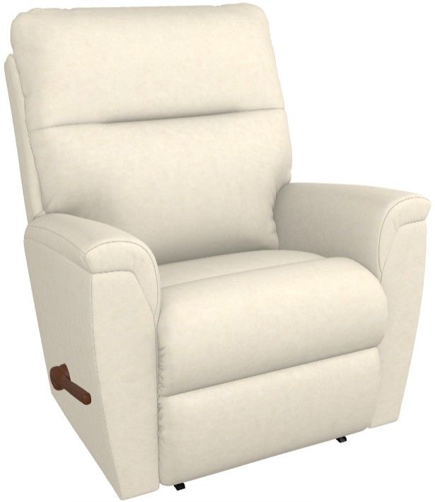 La-Z-Boy® Norton Oyster Leather Manual Wall Recliner-0