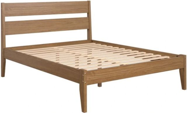 Donco Kids Low Board Urban Oak Full Platform Bed-3