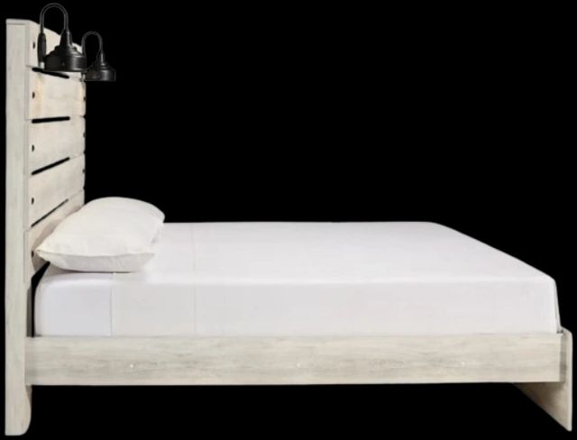 Signature Design by Ashley® Cambeck Whitewash King Panel Bed-2