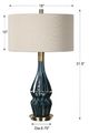 Uttermost® Prussian Deep Blue Table Lamp-2