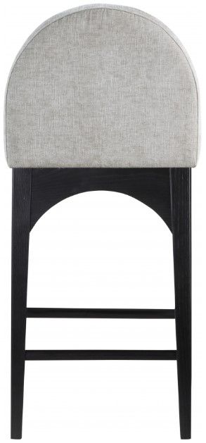 Meridian Furniture Waldorf Gray/Black Counter Stool-3