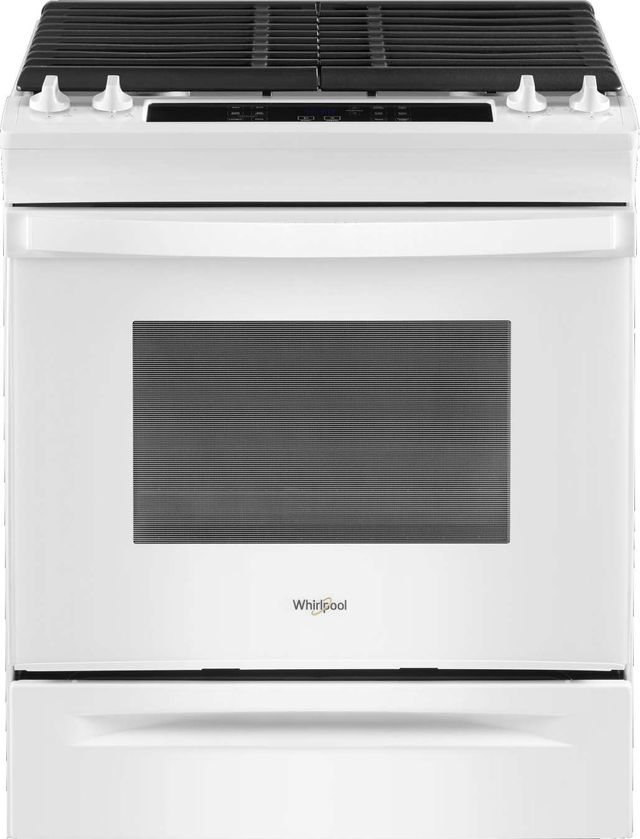 Modern Appliance In Woodward Oklahoma Whirlpool® 30" White Freestanding Gas Range | Warren's Modern Appliance