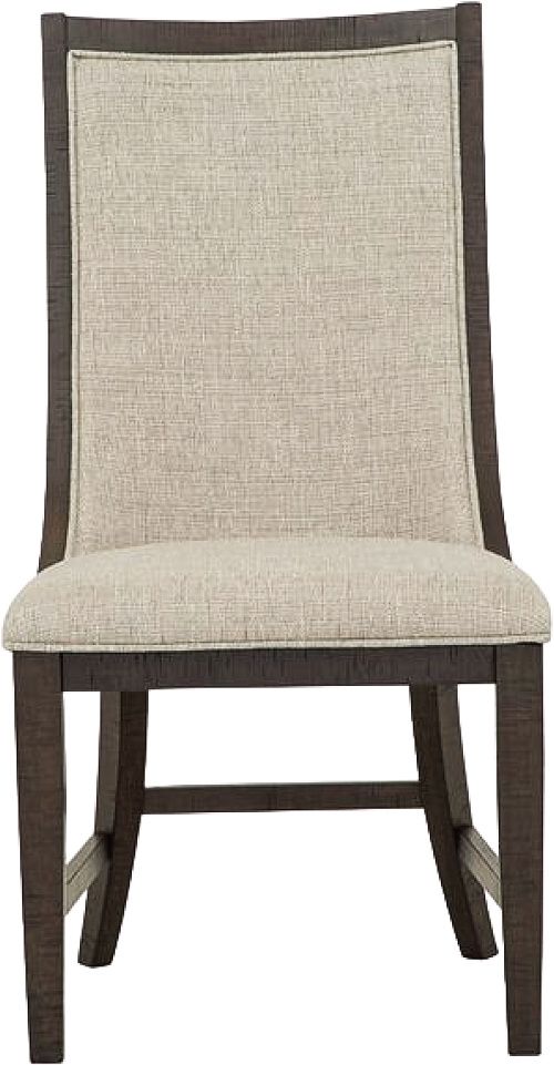 Magnussen Home® Westley Falls 2-Piece Baja Fog/Graphite Upholstered Host Side Chair Set-1