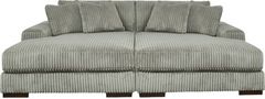 Signature Design by Ashley® Lindyn 2-Piece Fog Super Chaise Set