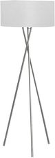 Monarch Specialties Inc. Nickel Floor Lamp with Tripod-0