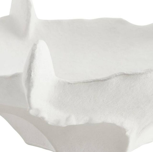 Uttermost® Coral Mirage Matte White Ceramic Indoor-Outdoor Bowl-4