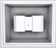 Vent-A-Hood® Designer Series 36" White Island Range Hood-3
