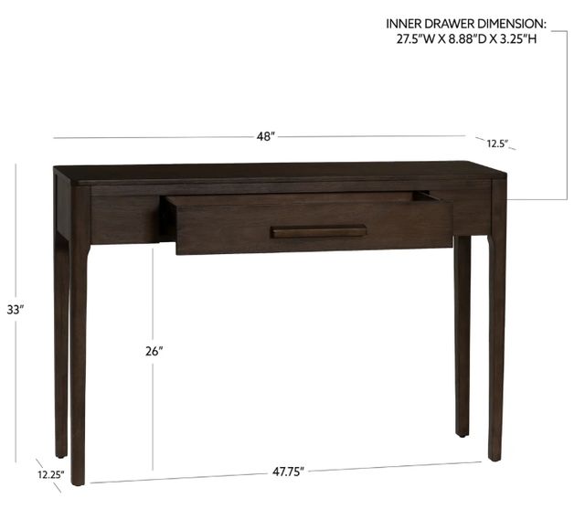 Powell® Wexler Espresso Console Table-2