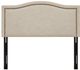 Olliix by Madison Park Natural King Nadine Upholstery Headboard-0
