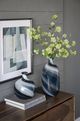 A & B Home Blue/White 10" Vase-4
