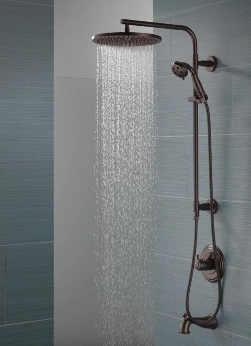 Delta Universal Showering Venetian Bronze H2Okinetic® 3-Setting Hand Shower-3