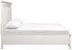 Magnussen Home® Kingston Whisper White California King Panel Storage Bed with Upholstered Headboard-4