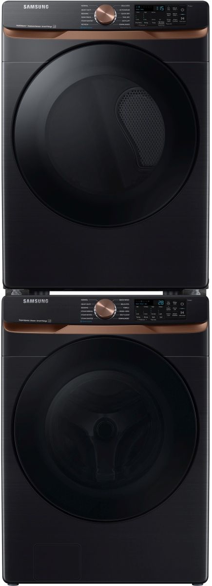 Samsung Brushed Black Front Load Laundry Pair-5