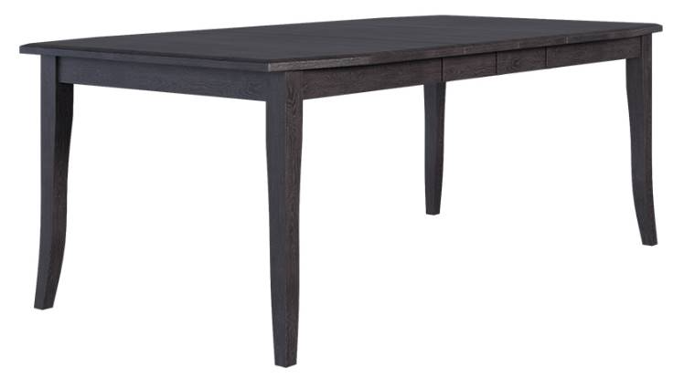 Country View Woodworking Customizable Newburg Sap Cherry Top 116" Dining Table with 4-Leaves and Brown Maple Legs