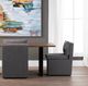 Crestview Collection Taylor 2-Piece Charcoal Upholstered Side Chair Set-1