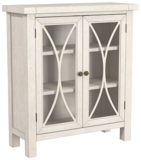HH2 Home Bayside Antique White 2-Door Cabinet-0