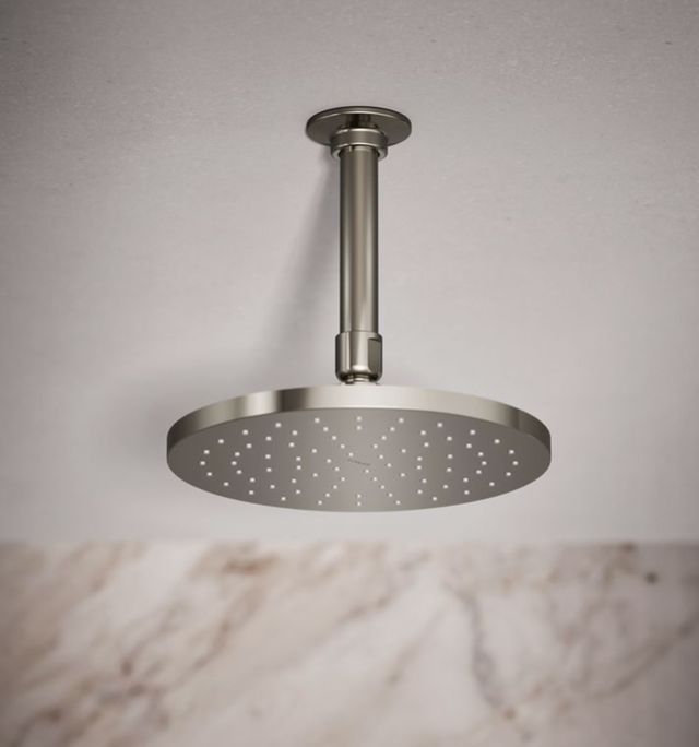 KOHLER® Contemporary Vibrant Polished Nickel 1.75 GPM Round 10" Single-Function Rainhead-1
