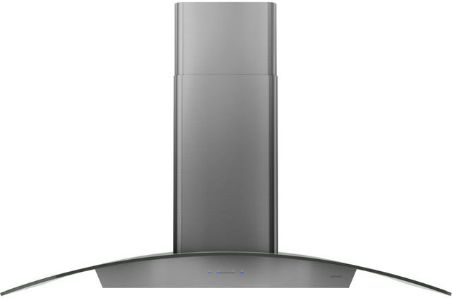 Zephyr Ravenna Island 42" Smoke Gray Glass Island Range Hood-0