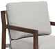 International Furniture Direct Milan Brown/Pearl Arm Chair-2