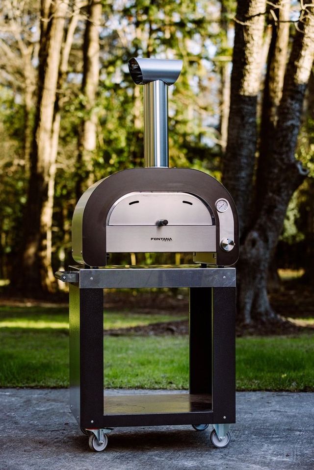Fontana Forni Maestro 60 30" Stainless Steel Gas Pizza Oven -2