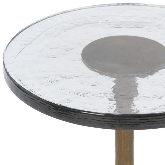 Classic Home Fabiana Brass End Table-4