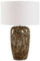 Uttermost® Torrence Caramel/Chocolate/Cream Glaze Table Lamp-0