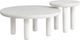 Magnussen Home® Sunset Cove 2-Piece Moonlight Pearl Nesting Cocktail Tables Set with Casters-0
