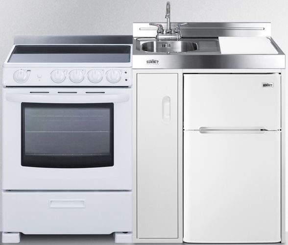 Summit® 54" White All-In-One Kitchenette-1