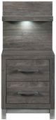 Homelegance® Zephyr Gray Nightstand-2