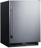 Summit® 24” 4.3 Cu. Ft. Stainless Steel Built-In ADA Compliant Adjustable Height Outdoor Under the Counter Refrigerator with Right Hand Door Swing-3