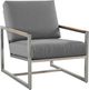 Enclover Acacia/Stainless Steel Slate Club Chair-0