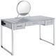 ACME Furniture Myles Antique White Vanity Set with Chrome Base-0