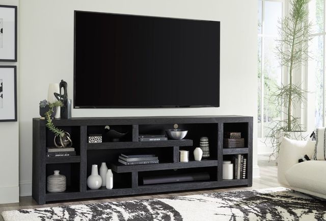 aspenhome® Mackenzie Vintage Black 97" Open Console-1