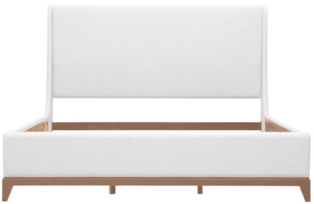 Legacy Classic Today's Traditions Natural Hickory/Porcelain California King Upholstered Panel Bed-2