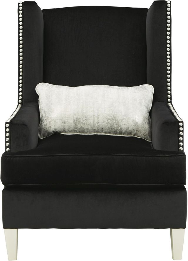 Signature Design by Ashley® Harriotte Black Accent Chair-0