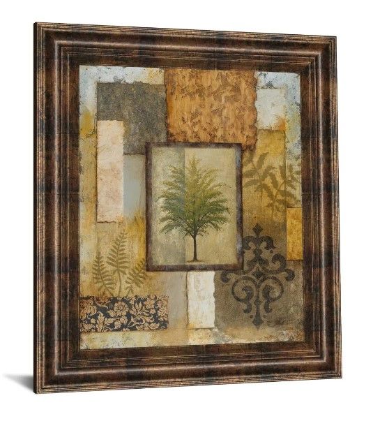 Classy Art Green Tree Patch Wall Art-1