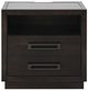 Homelegance® Larchmont Charcoal Nightstand-2