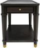 Crestview Collection Carrington Stained Dark Brown End Table-0