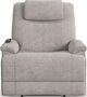 Flexsteel® Zecliner M1 Dove Power Sleep Recliner with Power Headrest and Lumbar-1