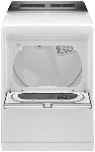 Whirlpool® 7.4 Cu. Ft. White Front Load Gas Dryer with Advanced Moisture Sensing-1