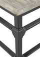 Furniture Classics Coldiron Oak Cocktail Table with Iron Base-2