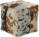 Hammary® Hidden Treasures Brown Hair on Hide Cube-0