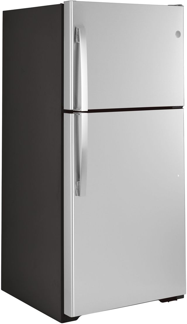GE® 21.9 Cu. Ft. Stainless Steel Top Freezer Refrigerator-3