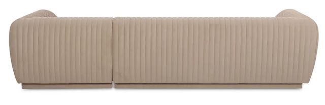 Moe's Home Collection Zandro 2-Piece Beige Left-Arm Facing Sectional and Chaise-1