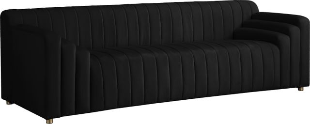 Meridian Furniture Naya Black Velvet Sofa-1
