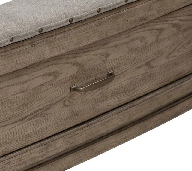 Liberty Furniture Avalon Burnished Beige King Upholstered Storage Panel Bed-7