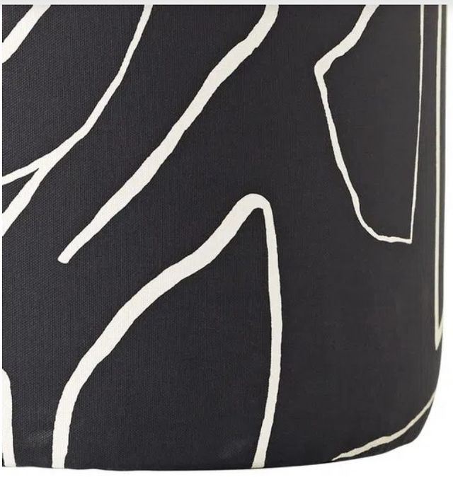 Renwil® Artak Black/White Accent Stool-2