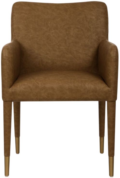 Uttermost® Conifer Camel Dining Armchair-3